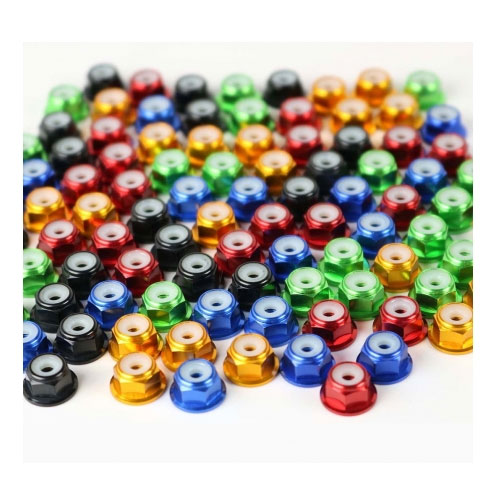 Kleur Nylon Lock Flens Pinball Nut